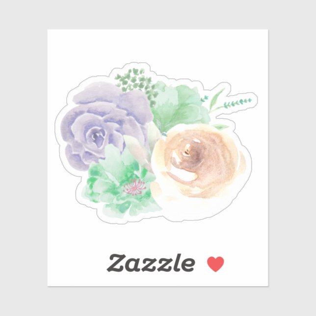 Pegatina floral (Hoja)