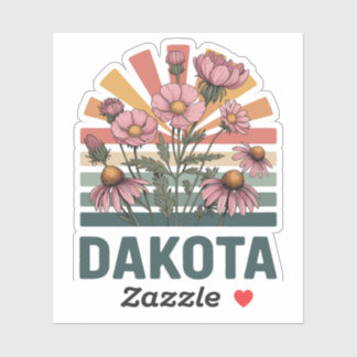 Pegatina Floral de Dakota