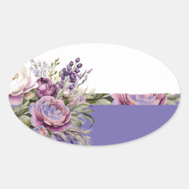 Pegatina Floral Purple Cottage