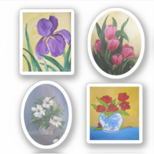 Pegatina Florales pintados