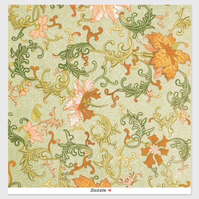 Pegatina Flores de adorno chino Jones (Hoja)