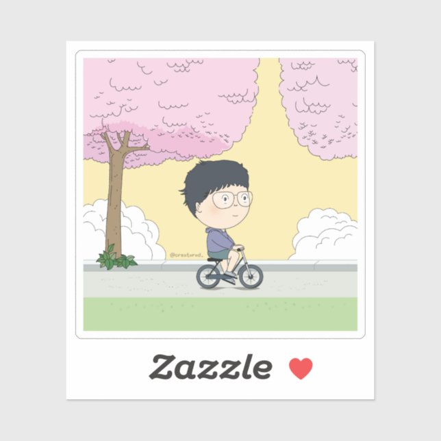 Pegatina flores de cerezo de sosoHoney(67) (Hoja)