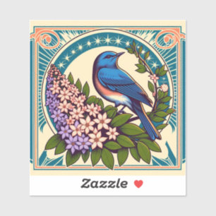 Pegatina Flores de la Sierra de Idaho