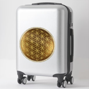 Pegatina FLORES DE LA VIDA - Geometría Sagrada Medaillon 1