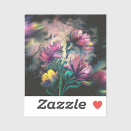 Pegatina Flores florecientes