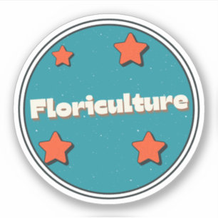 Pegatina Floristería