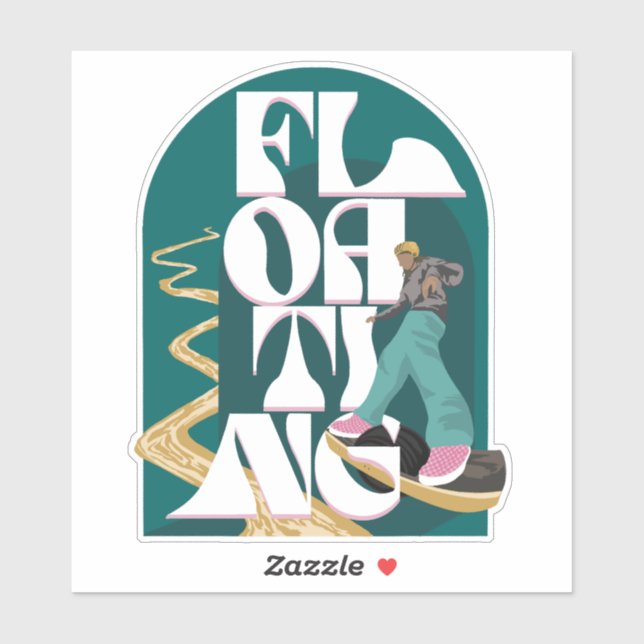 Pegatina flotante (Hoja)