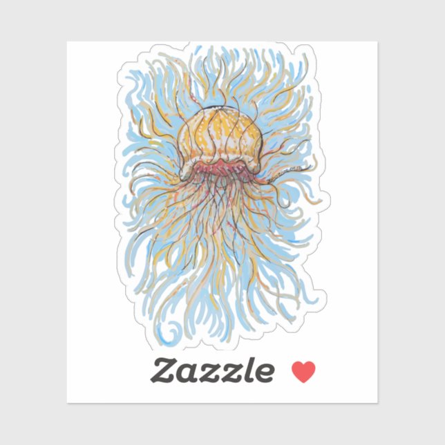 Pegatina Flowe Jellyfish (Hoja)