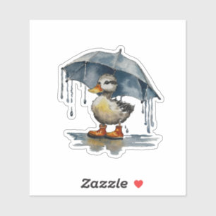 Pegatina Fluffy Duckling