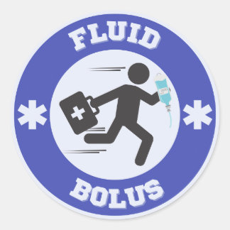 Pegatina Fluid Bolus