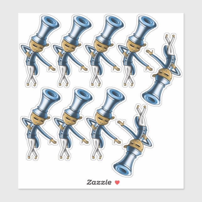 Pegatina Flutes (Hoja)