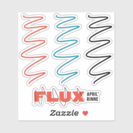 Pegatina Flux Swirl Vinyl