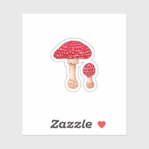 Pegatina Fly Agaric (Amanita muscaria)