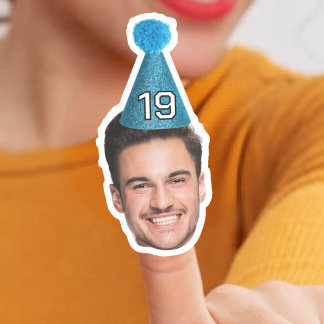 Pegatina Focas personalizadas gorra de foto Fiesta Cumpleañ