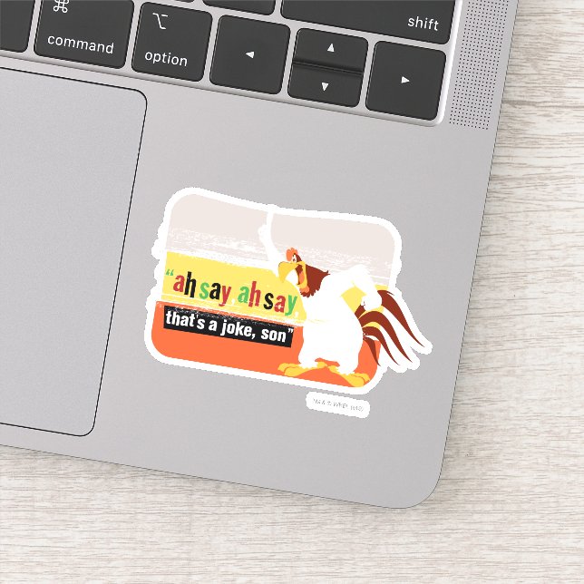Pegatina Foghorn Es un Chiste, hijo (Detalle)