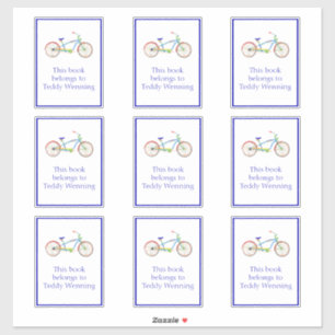 Pegatina Folleto de ciclismo de crucero