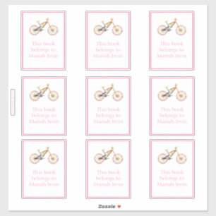 Pegatina Folleto de ciclismo de montaña Rosa Mariah