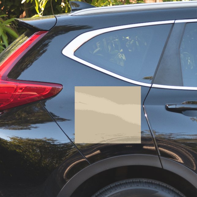 Pegatina Fondo Beige de Luz Suave – Diseño de Boda (Lado del coche)