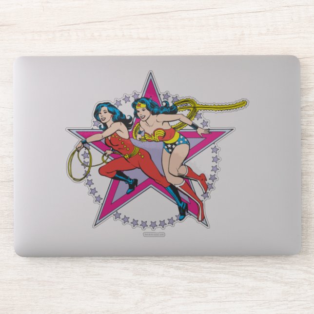 Pegatina Fondo de Wonman Star (Ordenador)