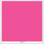 Pegatina fondo rosa con negro<br><div class="desc">El diseño es un gran cuadrado azul que parece un cielo claro y luminoso. El color del cielo es un color azul intenso que le confiere un aspecto animado y animado.</div>
