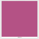 Pegatina fondo rosa con un blanco<br><div class="desc">El diseño es un gran cuadrado azul que parece un cielo claro y luminoso. El color del cielo es un color azul intenso que le confiere un aspecto animado y animado.</div>