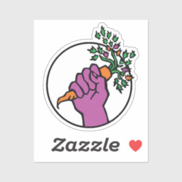 Pegatina Food Not Bombs logo