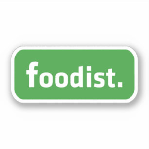 Pegatina Foodista.