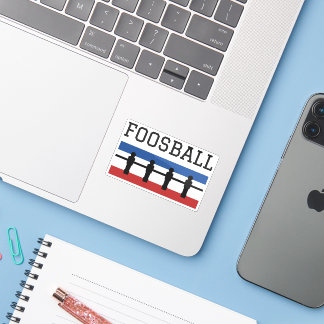 Pegatina Foosball Black Custom-Cut Vinyl Sticker