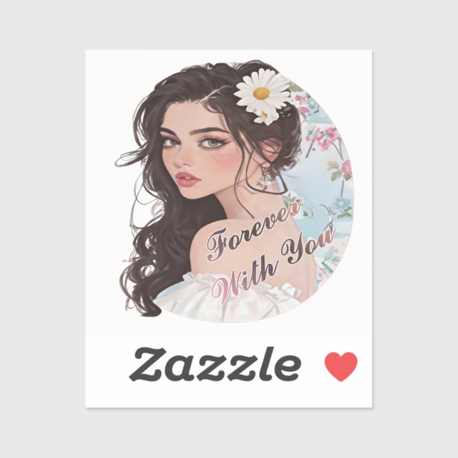 Pegatina Forever With You (Hoja)