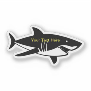 Pegatina Forma del personalizado de los pescados del