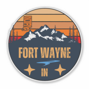 Pegatina Fort Wayne, Indiana