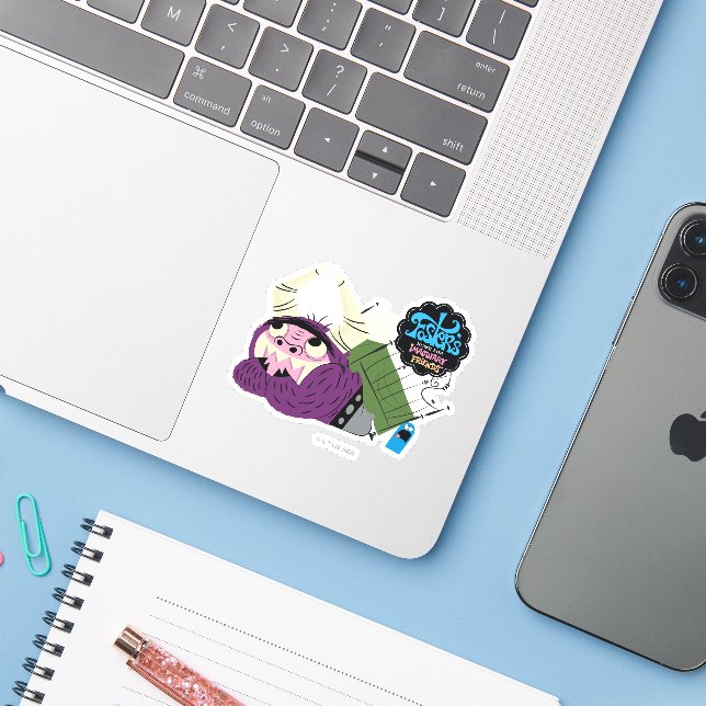 Pegatina Foster's Home for Imaginary Friends | Under Bed (Ordenado portátil con iPhone)