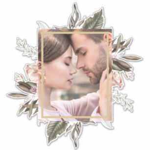 Pegatina Foto Botánica Simple