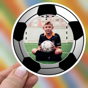 Pegatina Foto de Balón de Fútbol Deportes