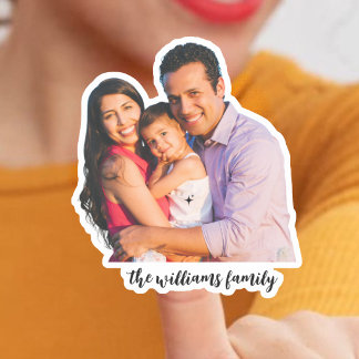 Pegatina Foto de Familia Personalizada