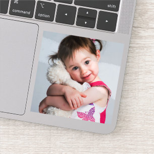 Pegatina Foto del niño, novio, cónyuge, madre o Mascota
