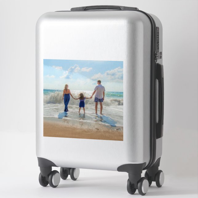Pegatina Foto personalizado - Única en su propio diseño per (Maleta)