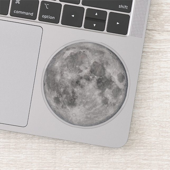 Pegatina Fotografía de la luna (Detalle)