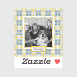 Pegatina Fotografía de mosaicos portugueses para Navidades 