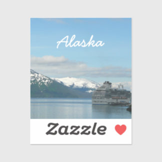 Pegatina Fotografía de viajes de crucero en Alaska