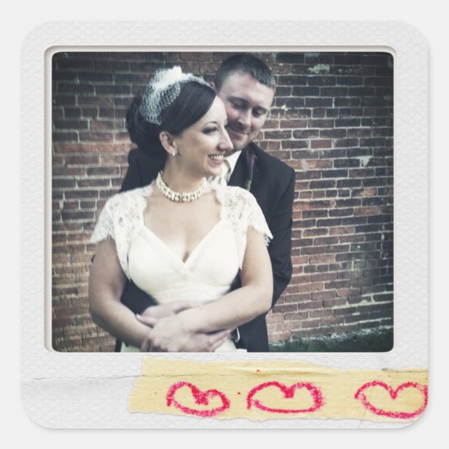 pegatina fotográfico de instagram (Anverso)