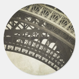 Pegatina fotográfico de la Torre Eiffel de Sepia V