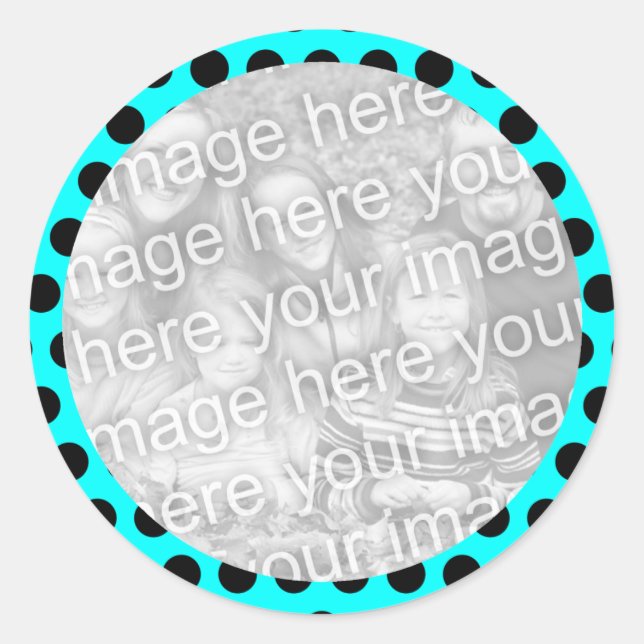 Pegatina fotográfico del marco del punto de contac (Anverso)