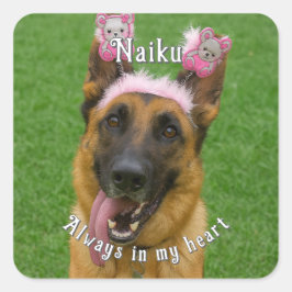 Pegatina fotográfico Mascota personalizado