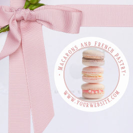 Pegatina fotográfico personalizado pastelero