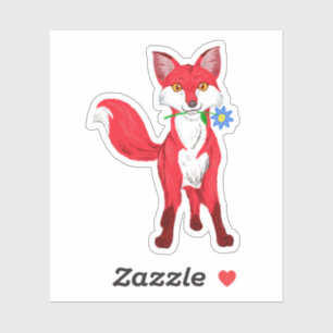 Pegatina Fox feliz