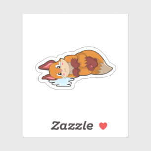 Pegatina Fox llorando