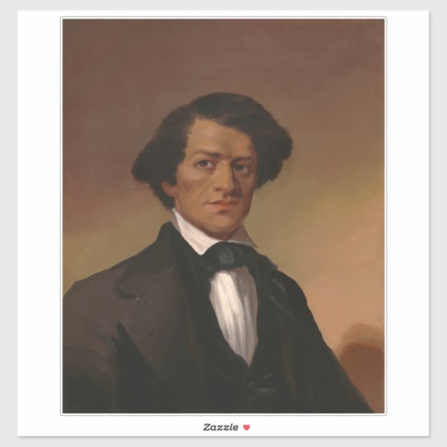 Pegatina Fr3d3rick Bailey Douglass: Leyenda de derechos civ (Hoja)