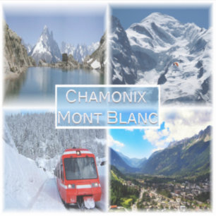 Pegatina FR Chamonix - Mont Blanc - Lac Blanc des Aiguilles