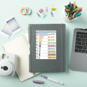 Pegatina Fracciones, Decimales, Porcentajes Rainbow Kids